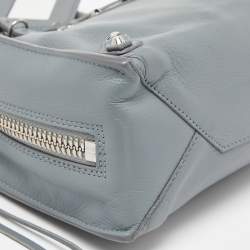 Pre Owned Balenciaga Maldives Leather Mini Papier A4 Tote