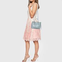 Pre Owned Balenciaga Maldives Leather Mini Papier A4 Tote