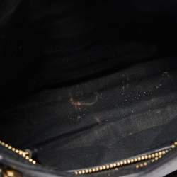 Pre Owned Balenciaga Black Leather Mini Metallic Edge Classic City Bag