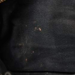 Pre Owned Balenciaga Black Leather Mini Metallic Edge Classic City Bag