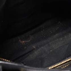 Pre Owned Balenciaga Black Leather Mini Metallic Edge Classic City Bag