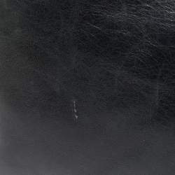 Pre Owned Balenciaga Dark Green Leather GGH Envelope Clutch