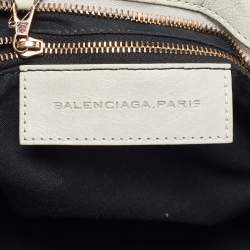 Pre Owned Balenciaga Grey Leather RGRH Part Time Tote