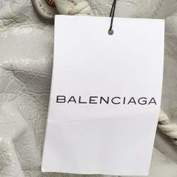 Pre Owned Balenciaga Grey Leather RGRH Part Time Tote