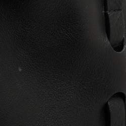 Pre Owned Balenciaga Black Leather Everyday Shopper Tote