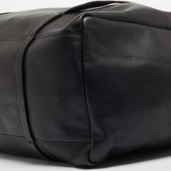 Pre Owned Balenciaga Black Leather Everyday Shopper Tote