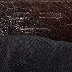 Balenciaga Dark Brown Leather GGH Hobo