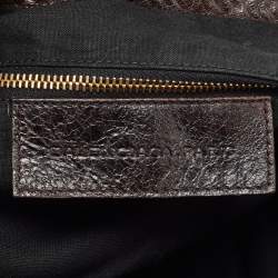 Balenciaga Dark Brown Leather GGH Hobo