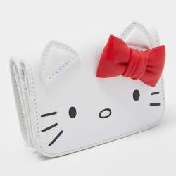 Balenciaga x Hello Kitty White Leather Mini Wallet