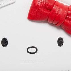 Balenciaga x Hello Kitty White Leather Mini Wallet