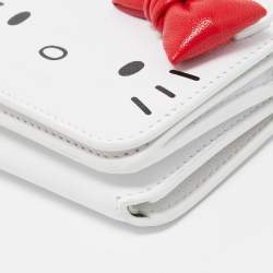 Balenciaga x Hello Kitty White Leather Mini Wallet