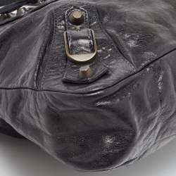 Pre Owned Balenciaga Black Leather RH Classic First Tote