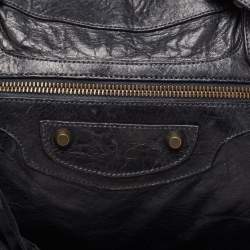 Pre Owned Balenciaga Black Leather RH Classic First Tote