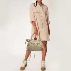 Balenciaga Beige Leather RH Classic Town Bag