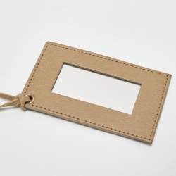 Balenciaga Khaki Beige Leather Mini RGH PomPon Bag