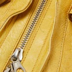Pre Owned Balenciaga Yellow Leather SGH Part Time Tote