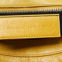 Pre Owned Balenciaga Yellow Leather SGH Part Time Tote