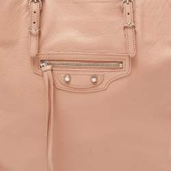 مملوكة مسبقًا Balenciaga Old Rose Leather Papier A5 Tote