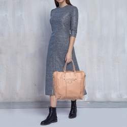 مملوكة مسبقًا Balenciaga Old Rose Leather Papier A5 Tote