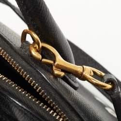 Balenciaga Black Leather XXS Ville Satchel