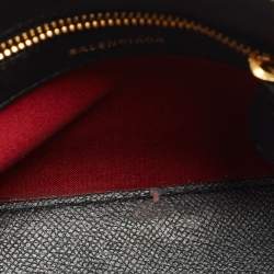 Balenciaga Black Leather XXS Ville Satchel