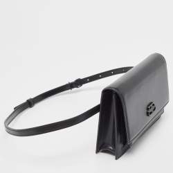 Balenciaga Black Leather XS Sharp Belt Bag