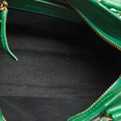Pre Owned Balenciaga Green Leather Mini Classic City Bag