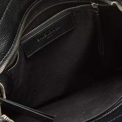 مملوكة مسبقًا Balenciaga Black Leather Logo Print North South Shopper Tote