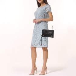 Pre Owned Balenciaga Black Leather Neo Classic Small Pouch