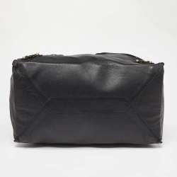 Pre Owned Balanciaga Black Leather Papier A5 Tote