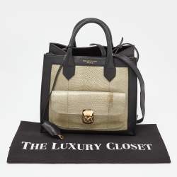 Pre Owned حقيبة يد توتس بالنسياغا أول أفترنون جلد وجلد ثعبان متعدد الألوان بقفل