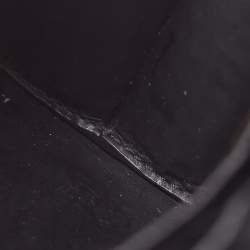 Pre Owned Balenciaga Black Croc Embossed Leather Mini Neo Classic Bag