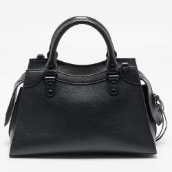 مملوكة مسبقًا Balenciaga Black Leather Small Neo Classic Tote