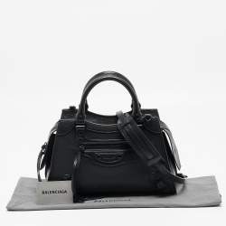 مملوكة مسبقًا Balenciaga Black Leather Small Neo Classic Tote