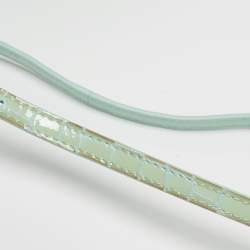 مملوكة مسبقًا Balenciaga Mint Green Croc Embossed Patent Leather Nano Classic City Tote