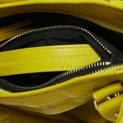Pre Owned Balenciaga Curry Leather Mini Classic City Bag