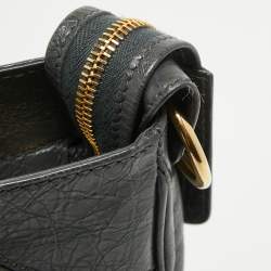Pre Owned Balenciaga Dark Grey Leather GH Velo Bag