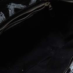 Pre Owned Balenciaga Multicolor Graffiti Leather Bazaar Tote