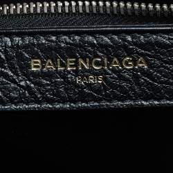 Pre Owned Balenciaga Multicolor Graffiti Leather Bazaar Tote