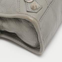 Pre Owned Balenciaga Ciment Leather Mini RH City Tote