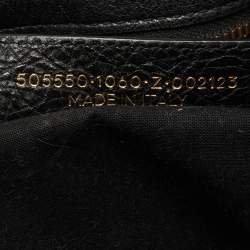 Pre Owned Balenciaga Black Graffiti Leather City Tote