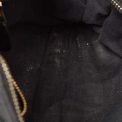 Pre Owned حقيبة بالنسياغا ميني سيتي جلد أحمر بإكسسوار ذهبي