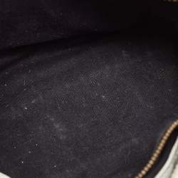 Pre Owned Balenciaga White Graffiti Leather Mini RH Classic City Bag