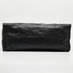 مملوكة مسبقًا Balenciaga Black Leather RH Part Time Tote