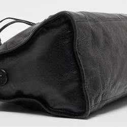 مملوكة مسبقًا Balenciaga Black Leather RH Part Time Tote