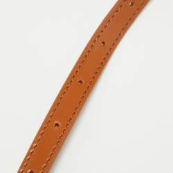 Balenciaga Brown Leather Medium Hourglass Top Handle Bag