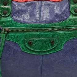 Pre Owned Balenciaga Multicolor Leather RH Work Tote