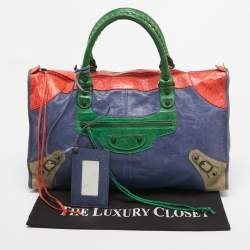 Pre Owned Balenciaga Multicolor Leather RH Work Tote