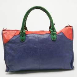 Pre Owned Balenciaga Multicolor Leather RH Work Tote