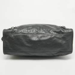 Pre Owned Balenciaga Grey Leather RSH Classic City Tote